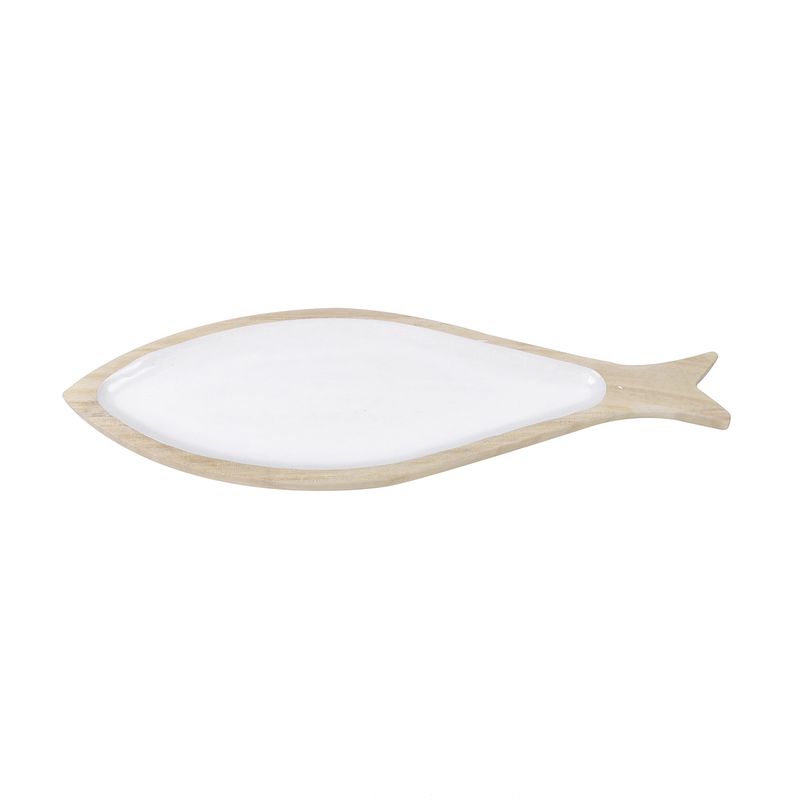 VACIABOLSILLOS FORMA PEZ L BLANCO 35X11X2CM