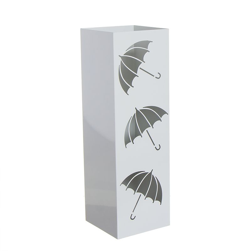 PARAGÃ Â ERO METAL PARAGUAS BLANCO 15.5X15.5X49