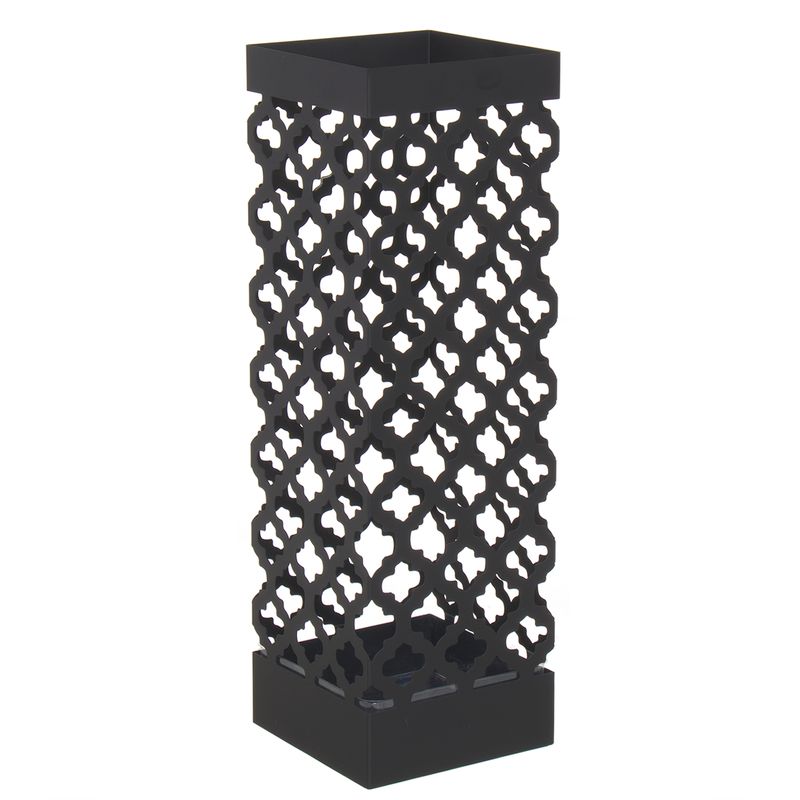 PARAGÃ Â ERO METAL PARAGUAS NEGRO 15.5X15.5X49