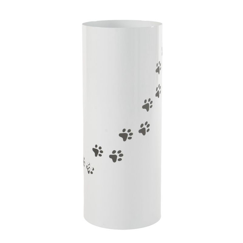 PARAGÃ Â ERO METAL HUELLAS BLANCO 19.5x19.5x49
