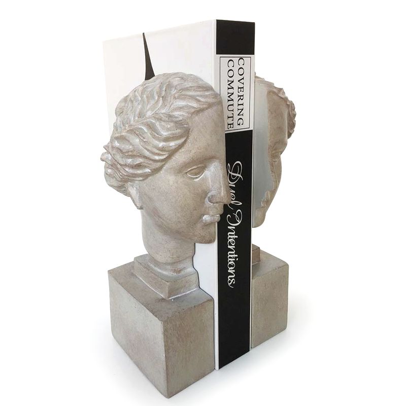 JUEGO DE 2 SUJETALIBROS FIGURA MITOLOGICA EFECTO P