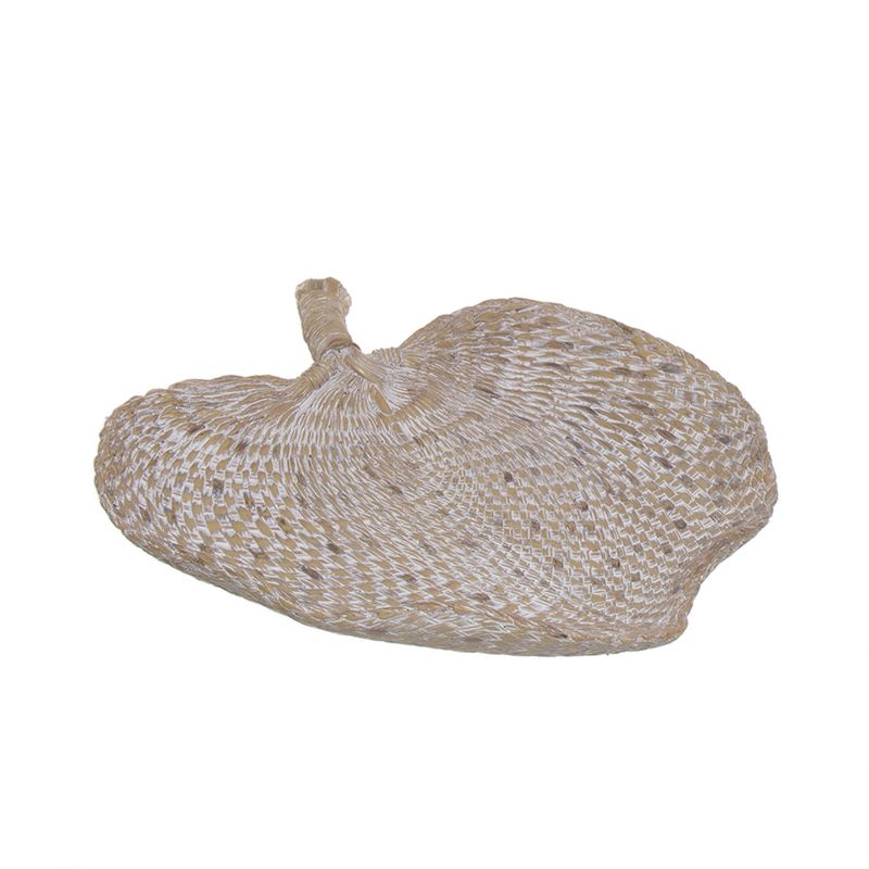 CENTRO FORMA HOJA NATURAL M 25.5X19.5X3CM