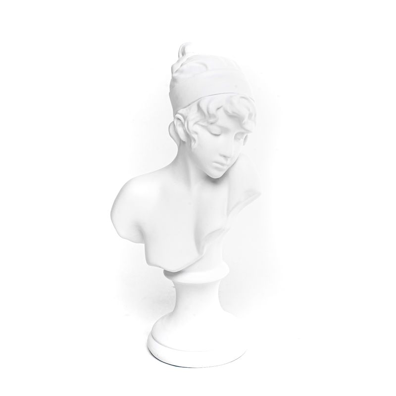 FIGURA MITOLOGICA EN PEANA 14.5x10x29.3cm