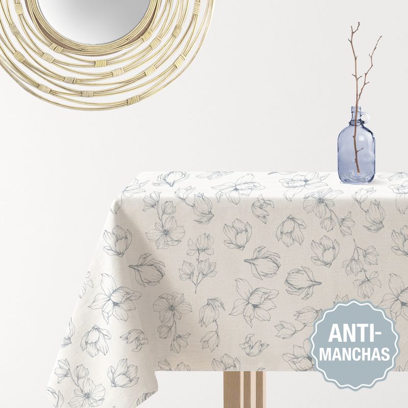 MANTEL ANTIMANCHAS 145X200CM SHADE OF FLORA