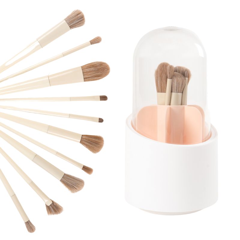 ORGANIZADOR CON 10 PINCILES MAQUILLAJE