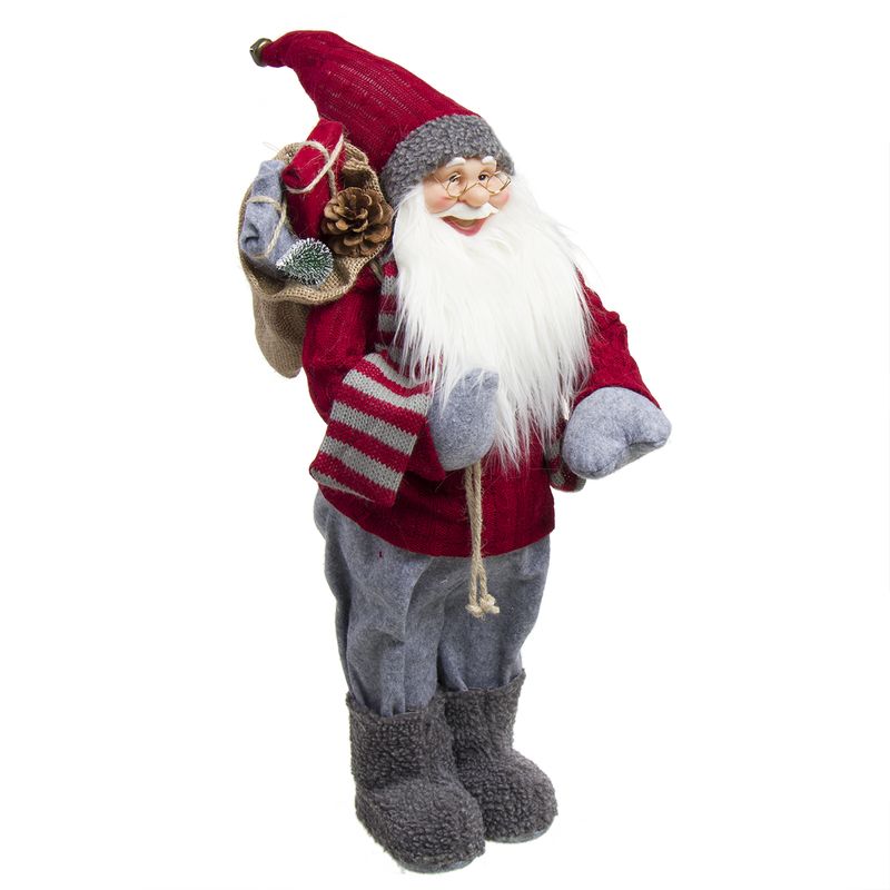 FIGURA DECORATIVA SANTA CLAUS 60CM