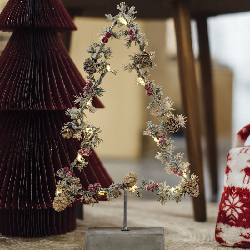 ARBOL SOBREMESA HOJAS 15 MICRO LED