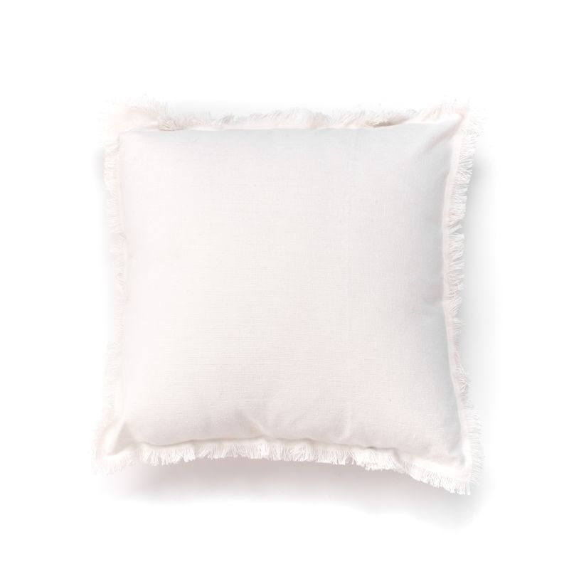 COJIN 45X45CM ALG FLECOS CRUDO