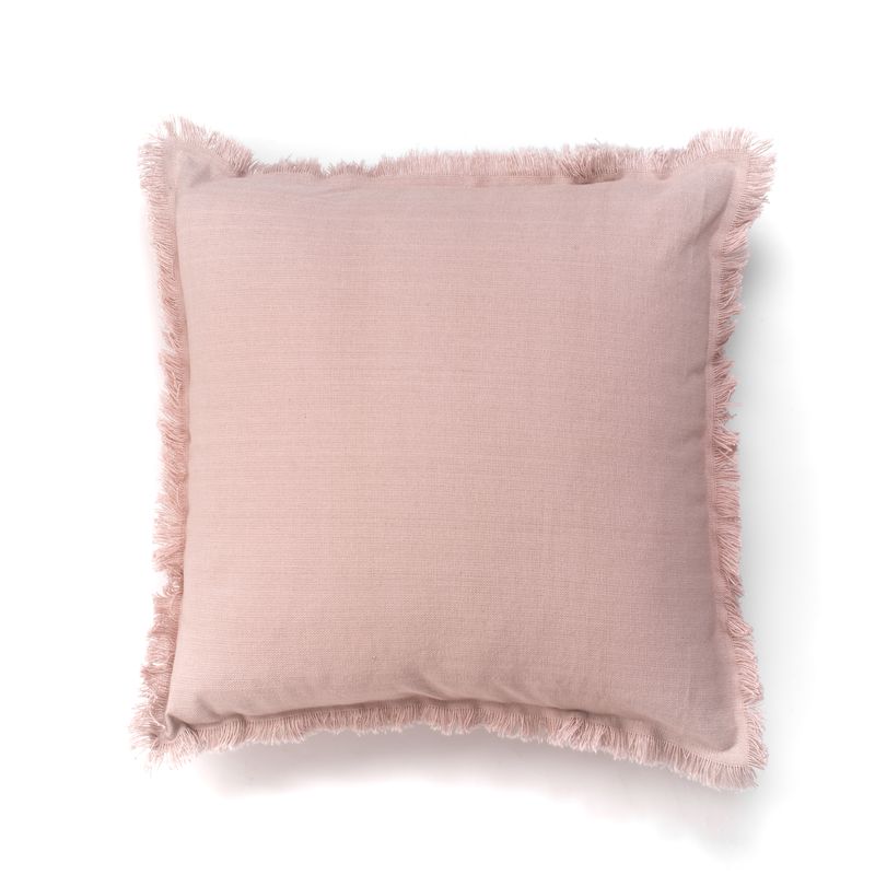 COJIN 45X45CM ALG FLECOS ROSA
