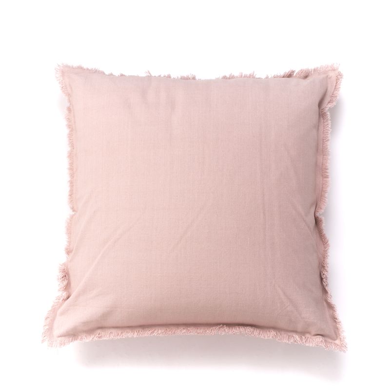 COJIN 60X60CM ALG FLECOS ROSA