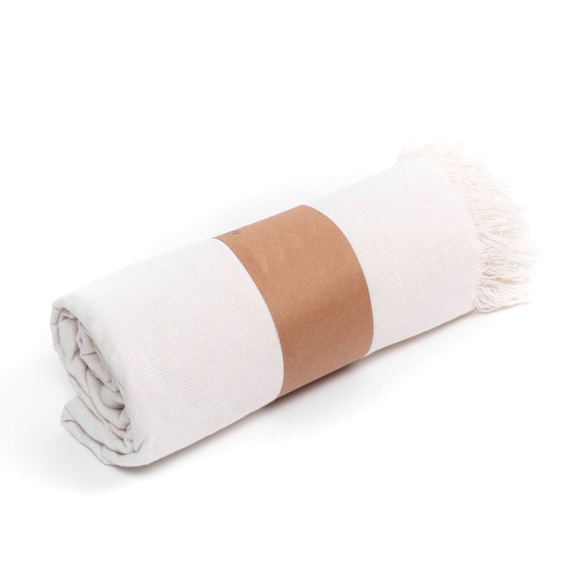 CUBRECAMA 180X240CM ALG FLECOS CRUDO