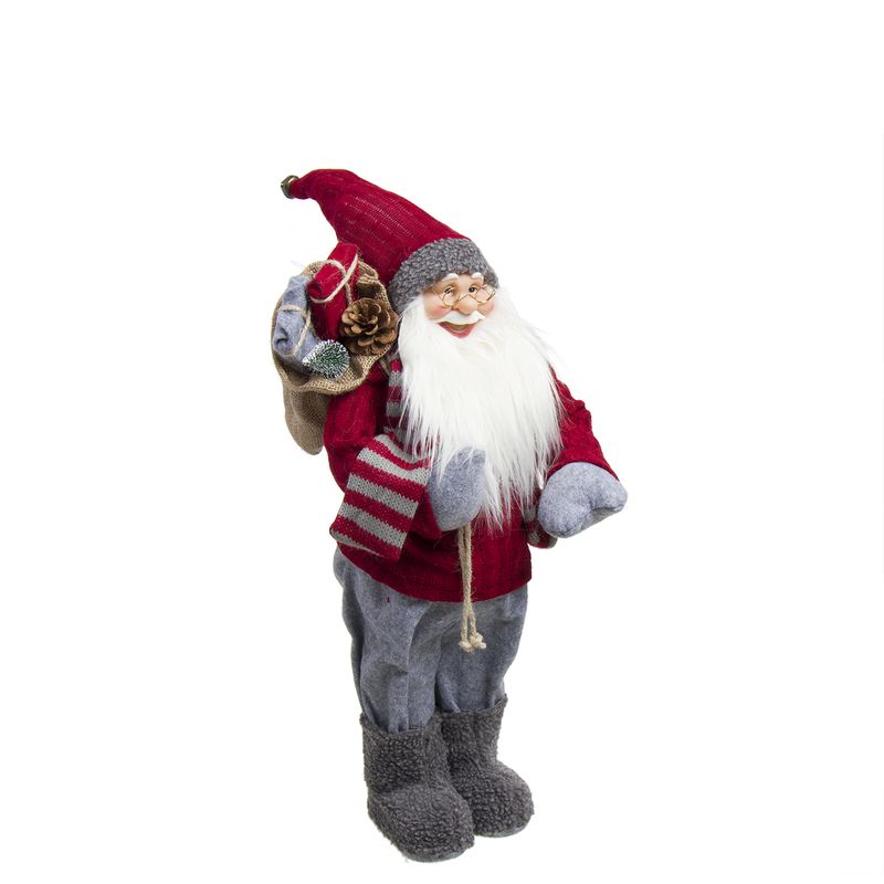 FIGURA DECORATIVA SANTA CLAUS 30CM
