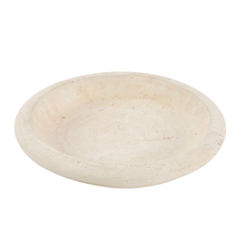 PLATO ARCILLA NATURAL 30X30X6CM