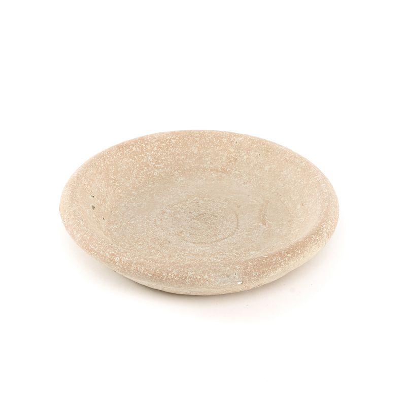 PLATO 20CM ARCILLA NATURAL 20x20x6CM