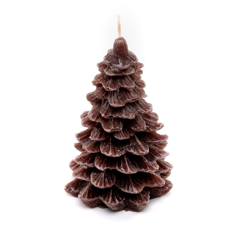 VELA FORMA ARBOL NEVADO M