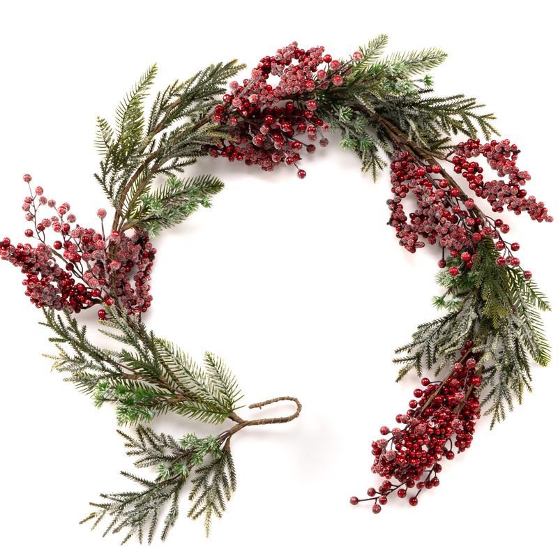 GUIRNALDA 150CM BAYAS ROJAS