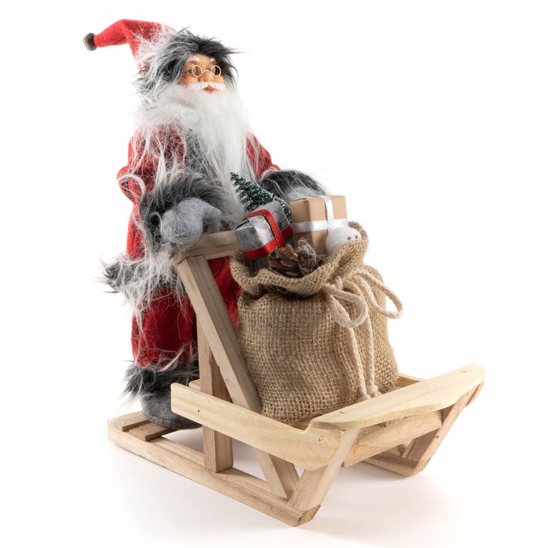 PAPA NOEL CLASIC TRINEO 32X32X13CM