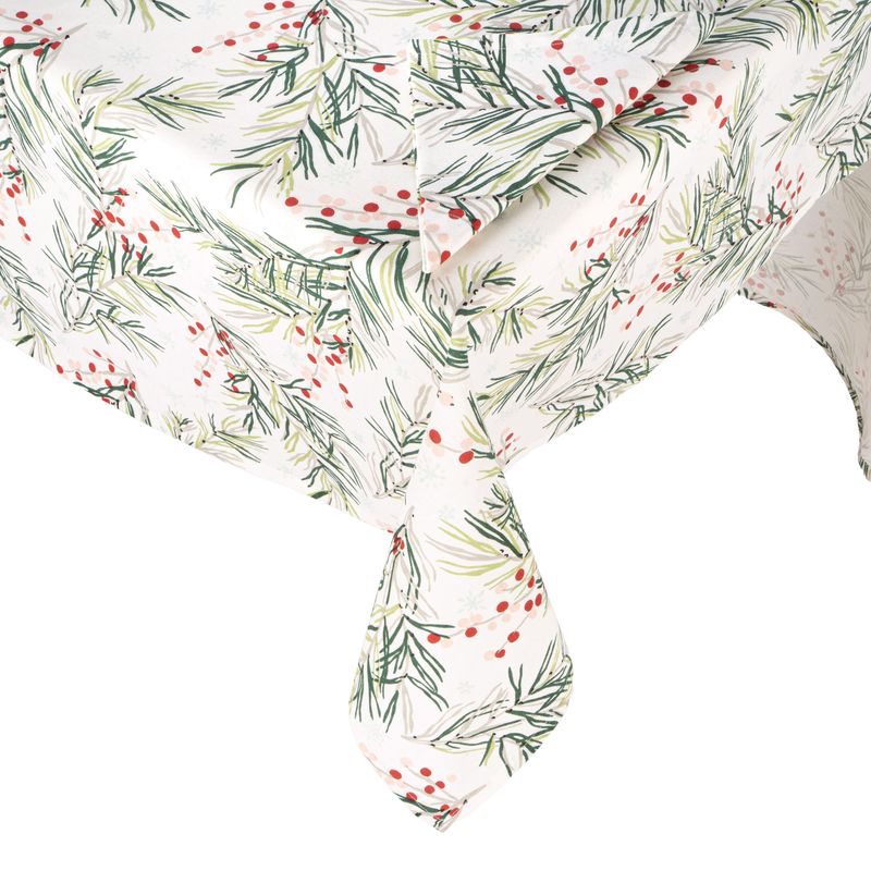 MANTEL 150X150CM 4 SERVILLETAS BAYAS