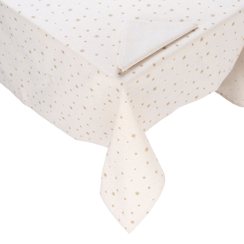 MANTEL 150X150 4 SERVILLETAS ESTRELLAS