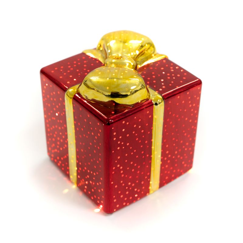 FIGURA REGALO M CON LUZ ROJO