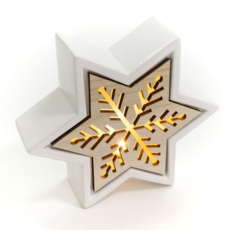 ESTRELLA COPO NIEVE LED L