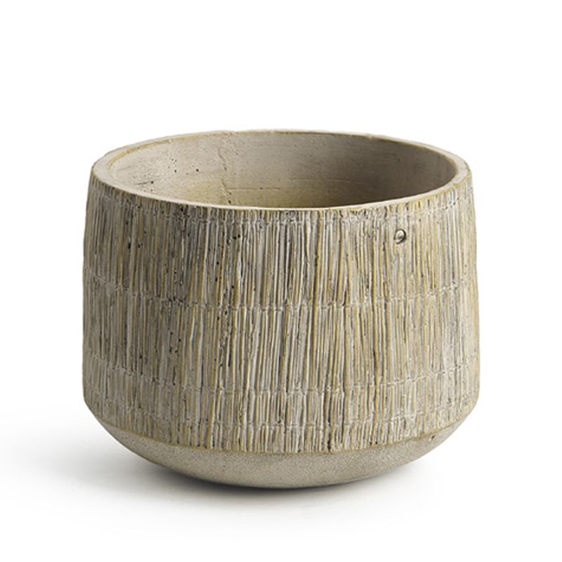 MACETA M EFECTO FIBRA NATURAL 16.5X16.5X12.5CM