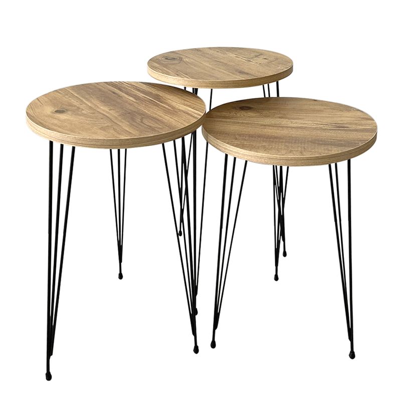 JGO DE 3 MESAS AUX 35X35X55 /35X35X47 /35X35X51CM