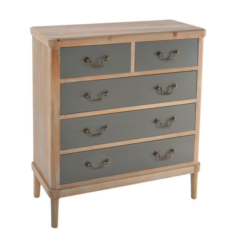 COMODA 4 CAJONES VERDE 80X35X90CM