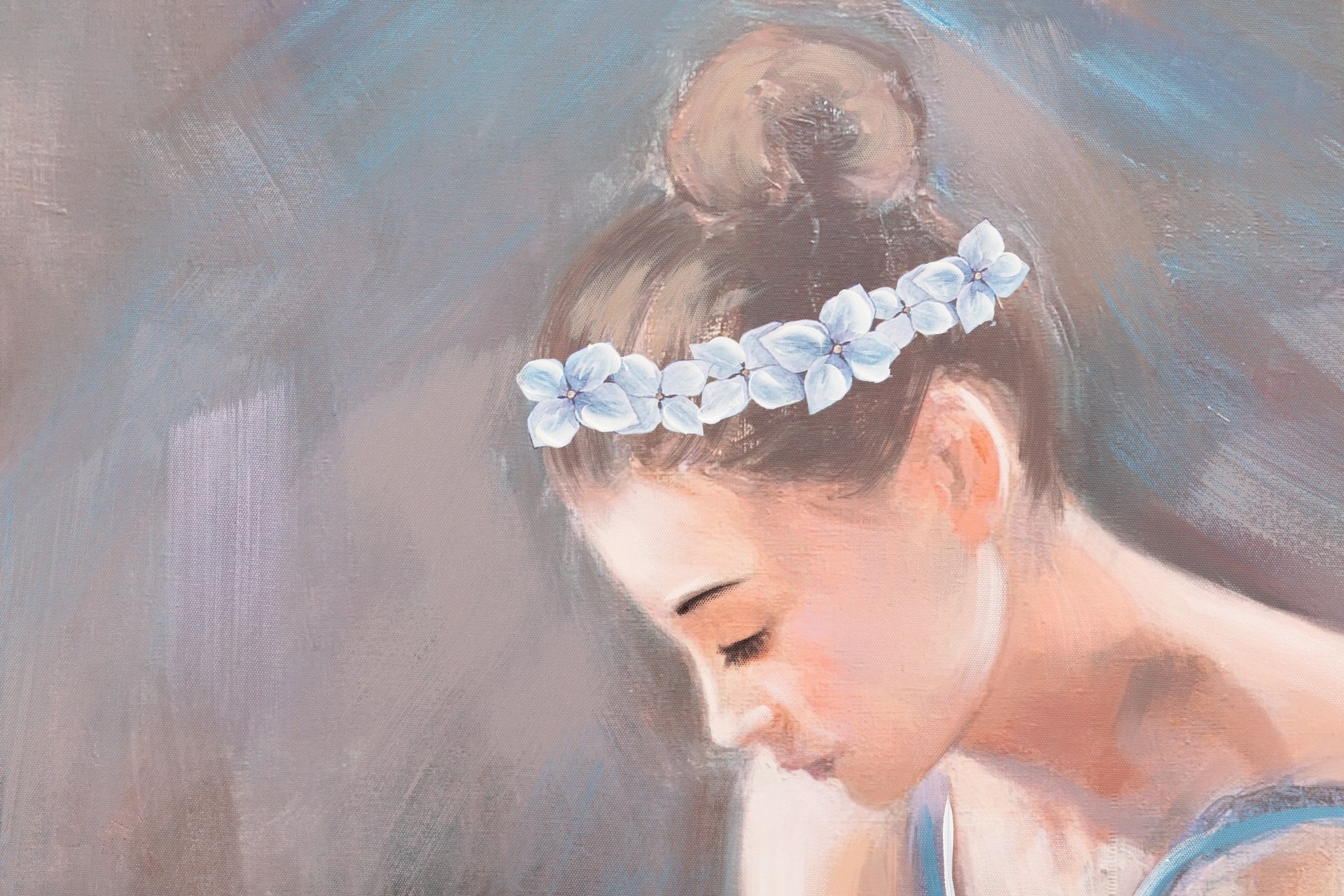 CUADRO BAILARINA CON MARCO 80X3.5X120CM 2