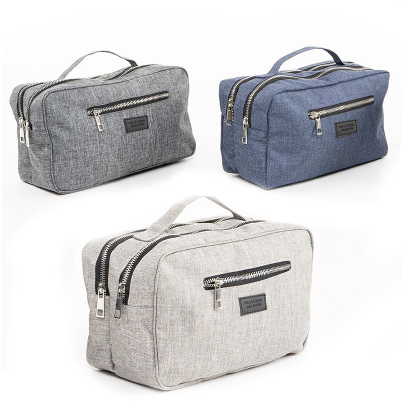 NECESER JASPEADO ADAM 26.6X12X16CM GRIS CLARO