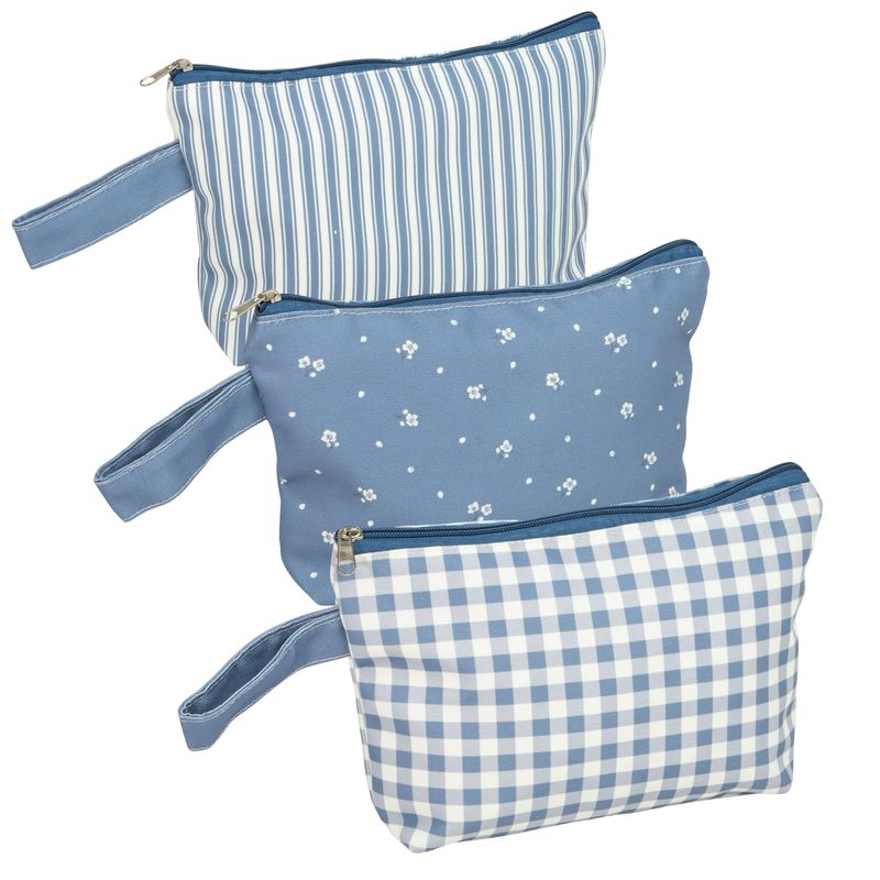 NECESER BRIDGET AZUL 27X6X17CM FLOR