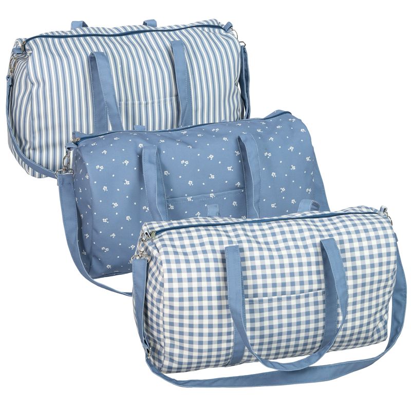 BOLSA VIAJE BRIDGET AZUL 48X22X29CM VICHY