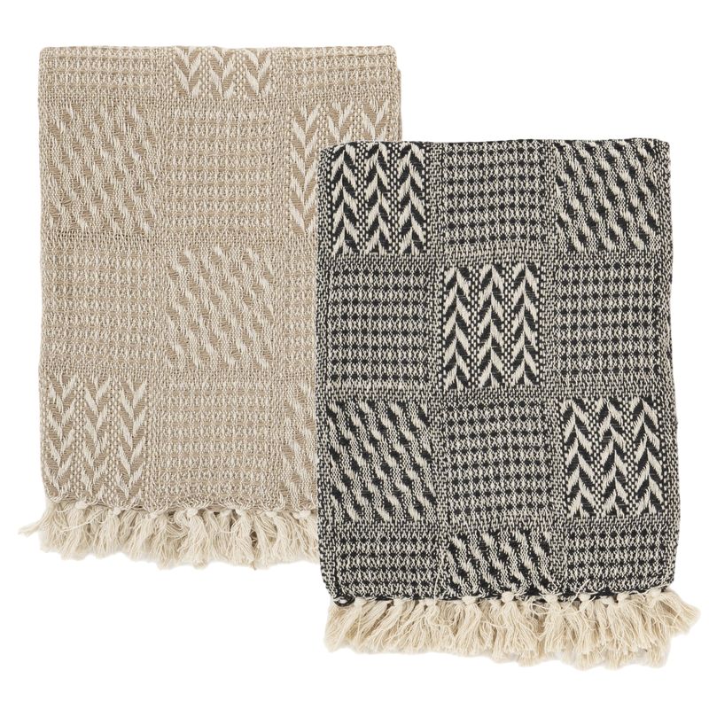 PLAID ALGODON 130X170CM BEIGE