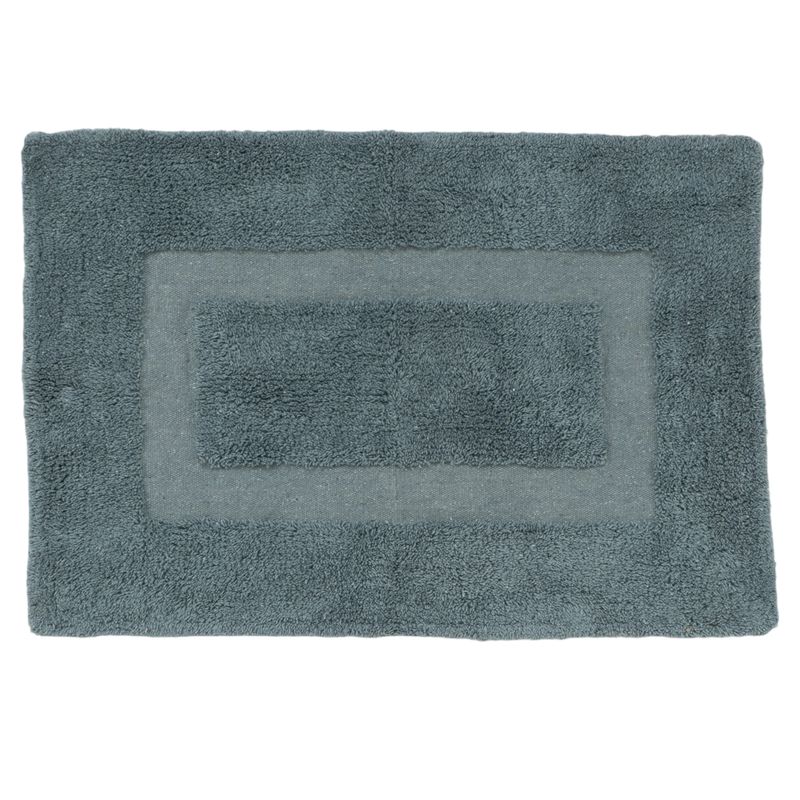 ALFOMBRA BAÑO 40X60 AZUL PETROLEO