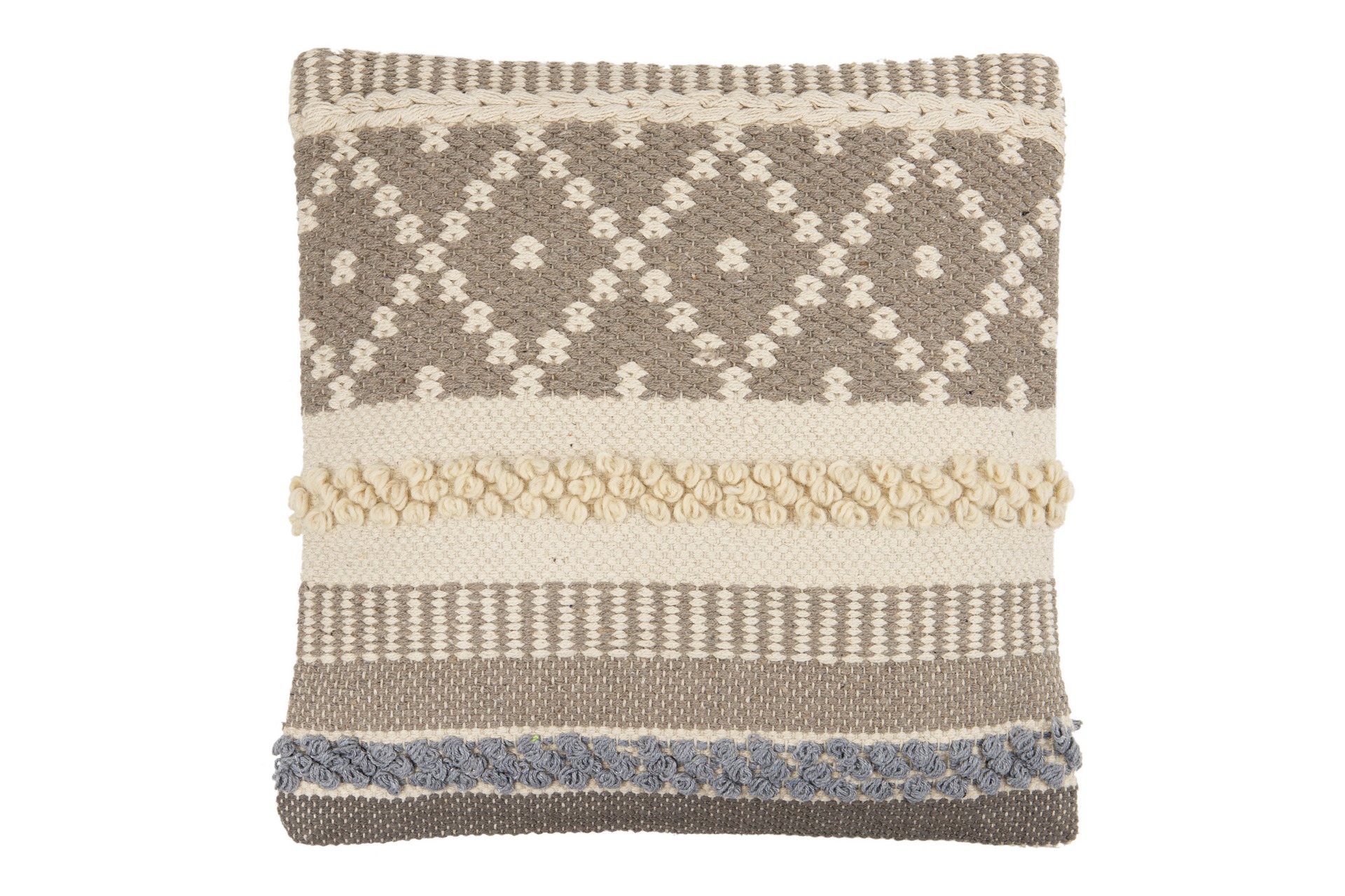 COJIN TEJIDO A MANO 45X12X45CM