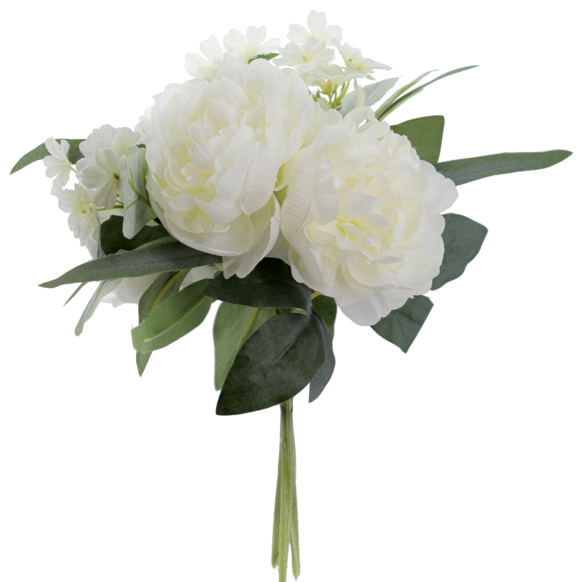ATADO PEONIA Y JAZMIN 35CM CREMA