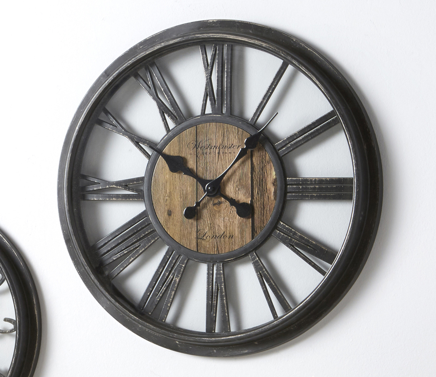 RELOJ TROQUELADO MARRON 51D. CMS.
