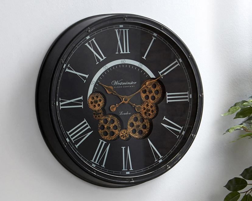 RELOJ MECANISMO "WESTMINSTER" NEGRO 51D. CMS.