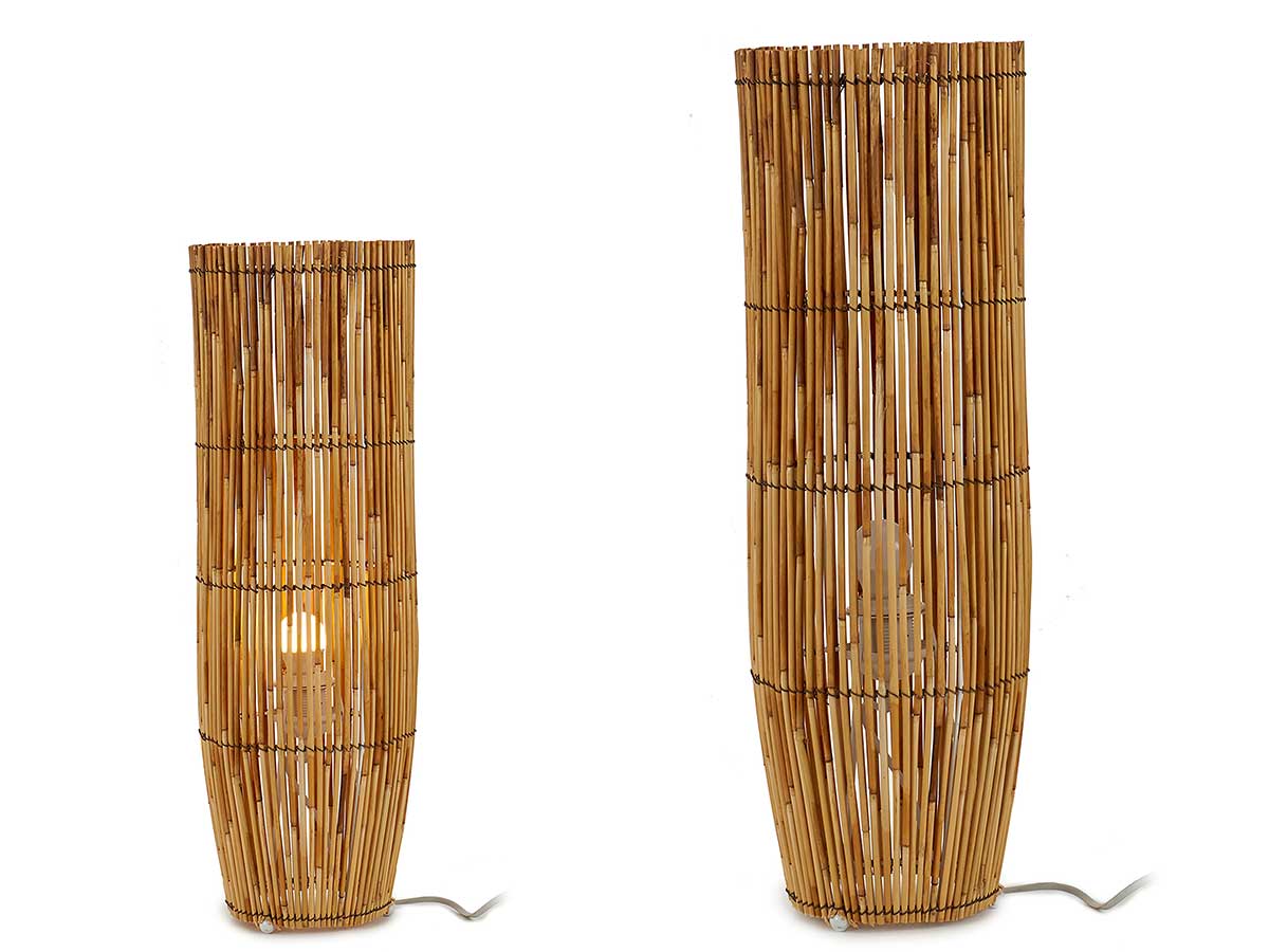 Lampara caÃ Â±a redonda mediana 21.5x21.5x6