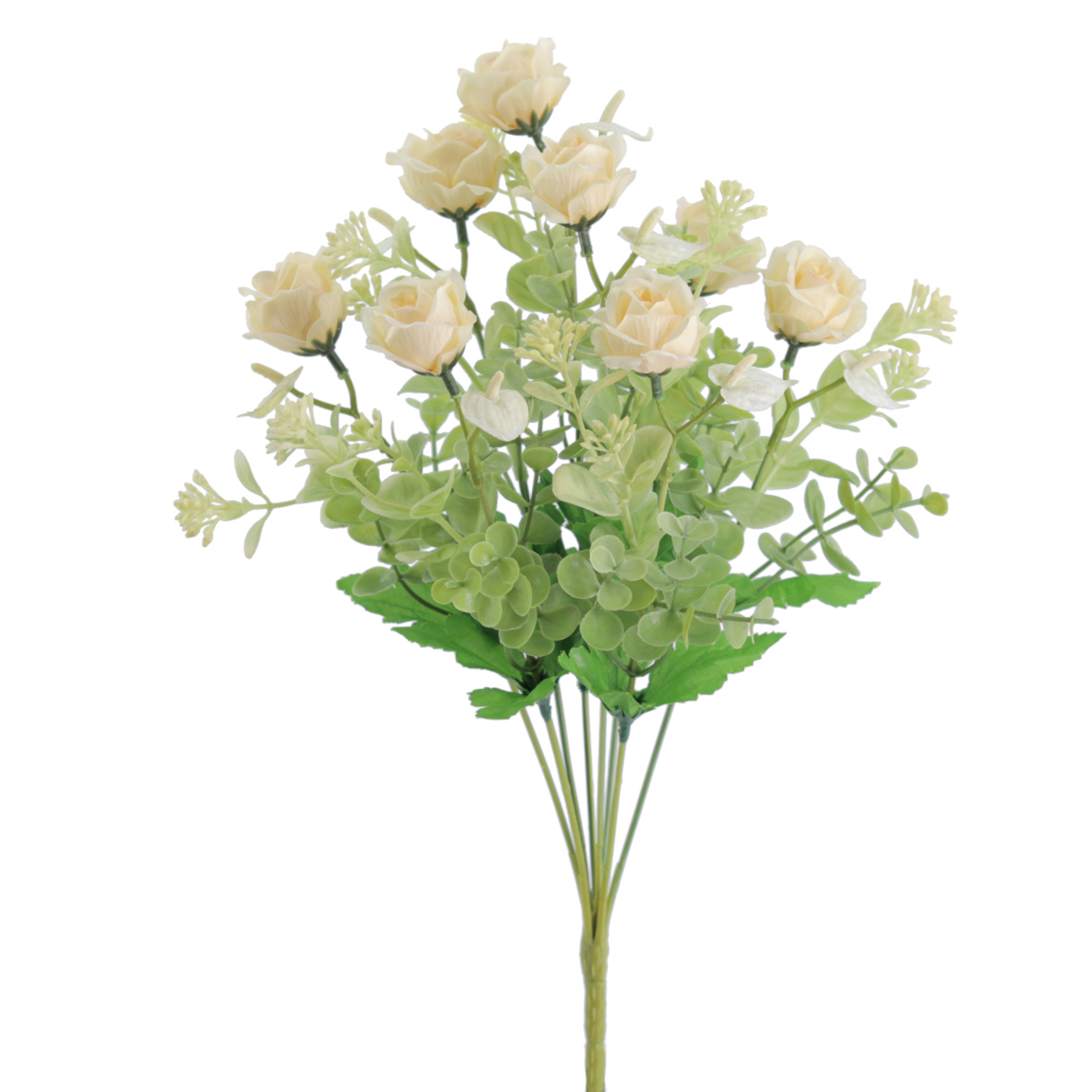 RAMO ROSAS CALLA MINI 40CM AMARILLO