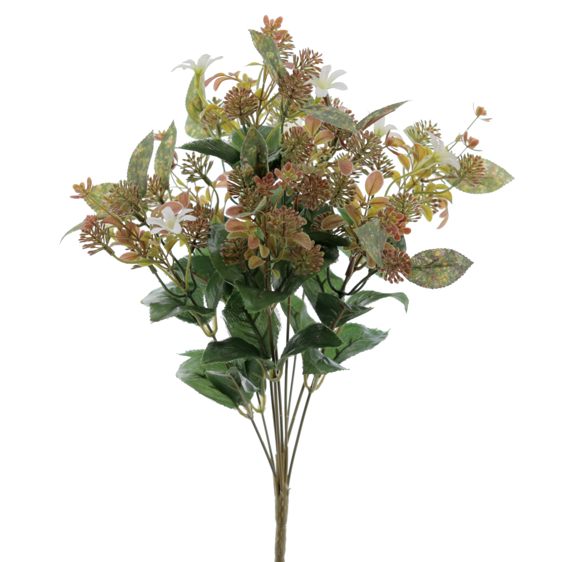 RAMO POMPOM 45CM MARRON