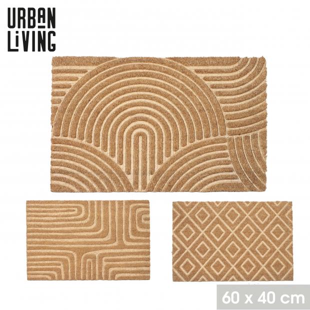 PAILLASSON "RELIEFS"  DESIGNS ASSORTIS 40X60CM ROM