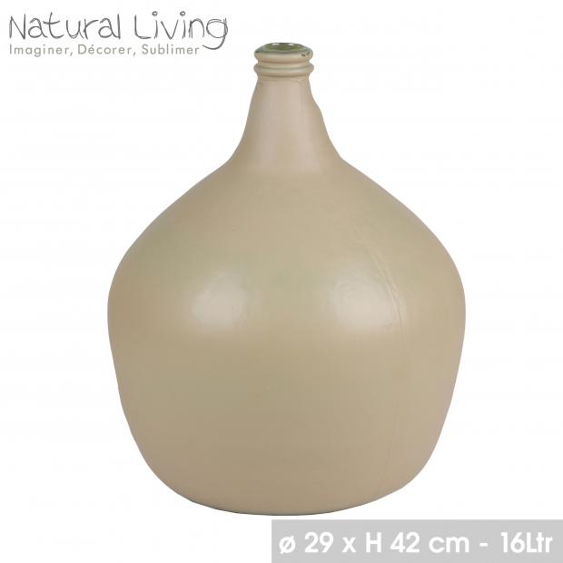 VASO DAMA JEANNE 16L ARENA NATURAL LIVING