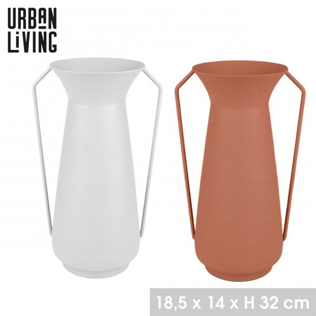 "MODERN SPIRIT" VASE EN METAL CAMILLE 18.5X14X32CM