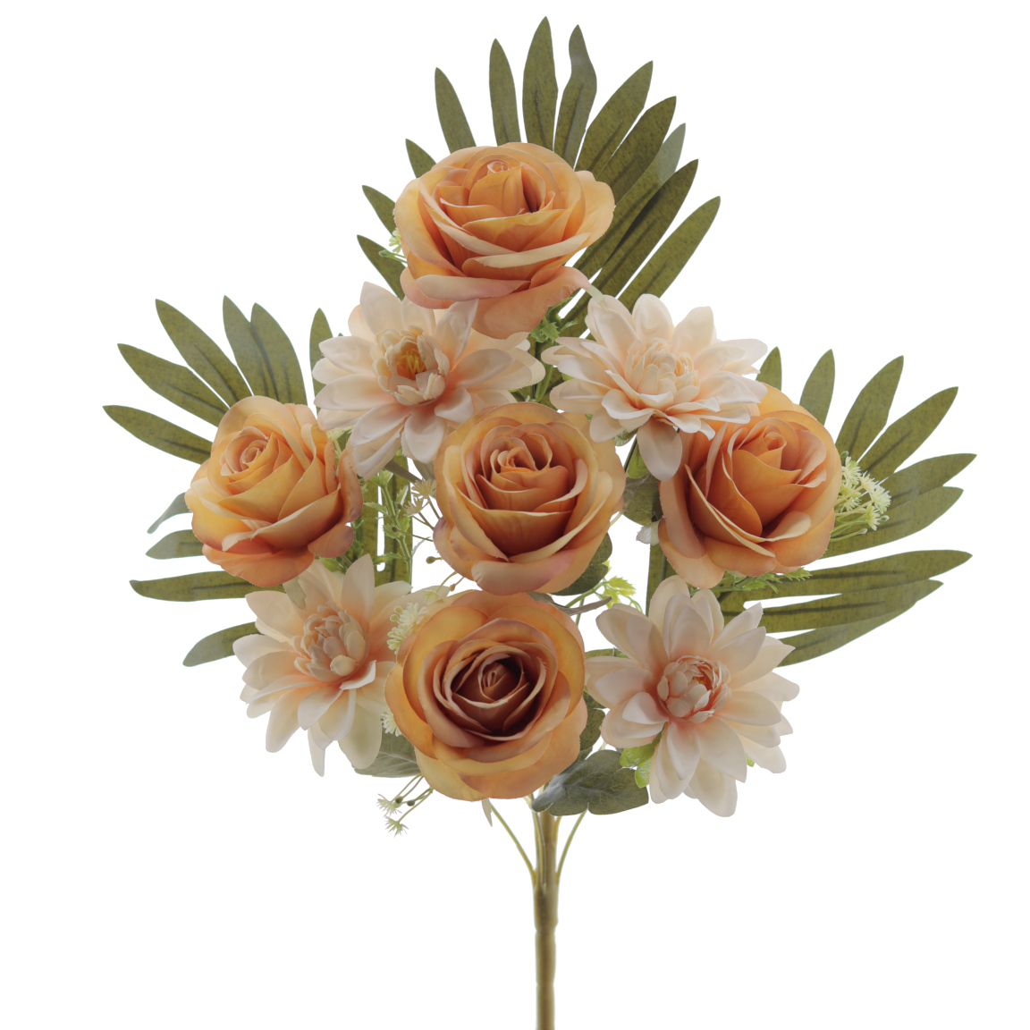 PALMA ROSAS DAHLIAS x 9 OCRE