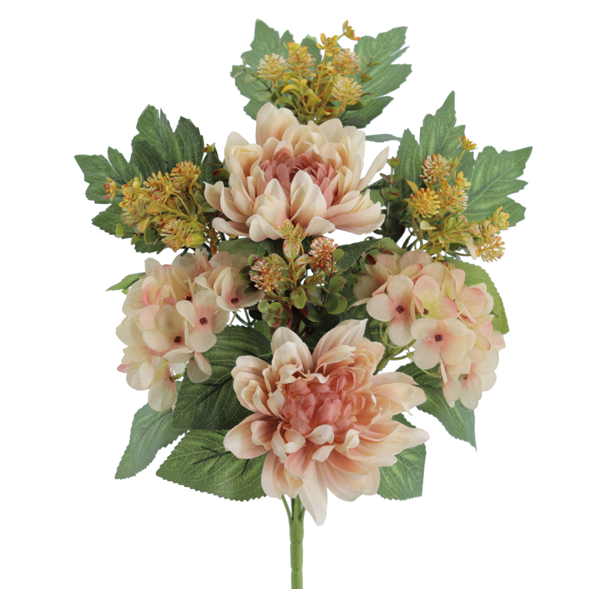 PALMA HYDRANGEA MUM 52CMS BEIGE