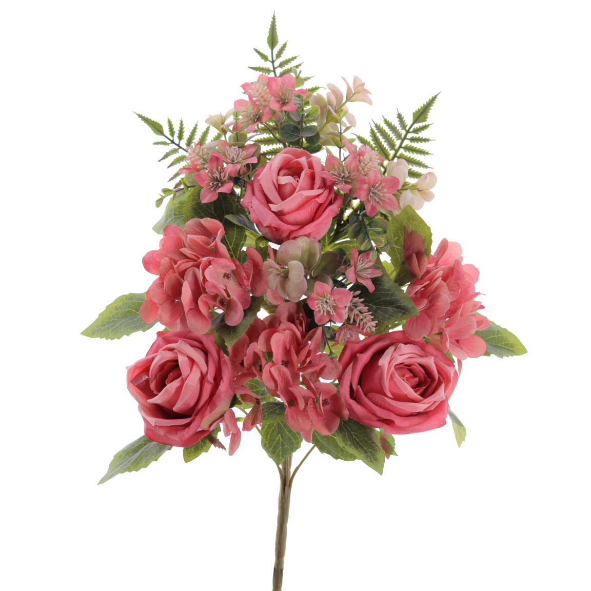 PALMA ROSAS HORTENSIAS FUCSIA