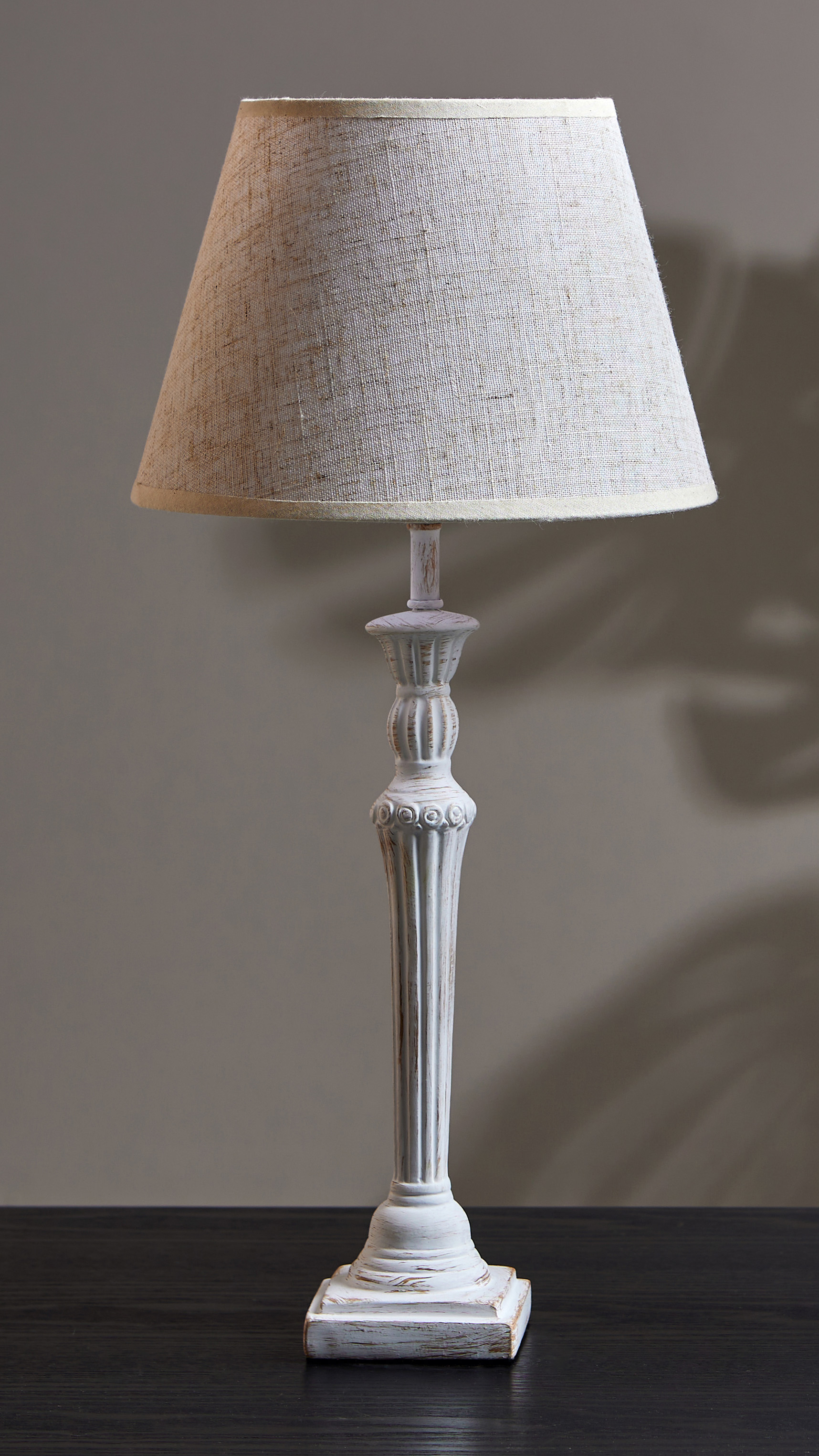 LAMPARA SOBREMESA HELI P/BEIGE 25X52 CMS.