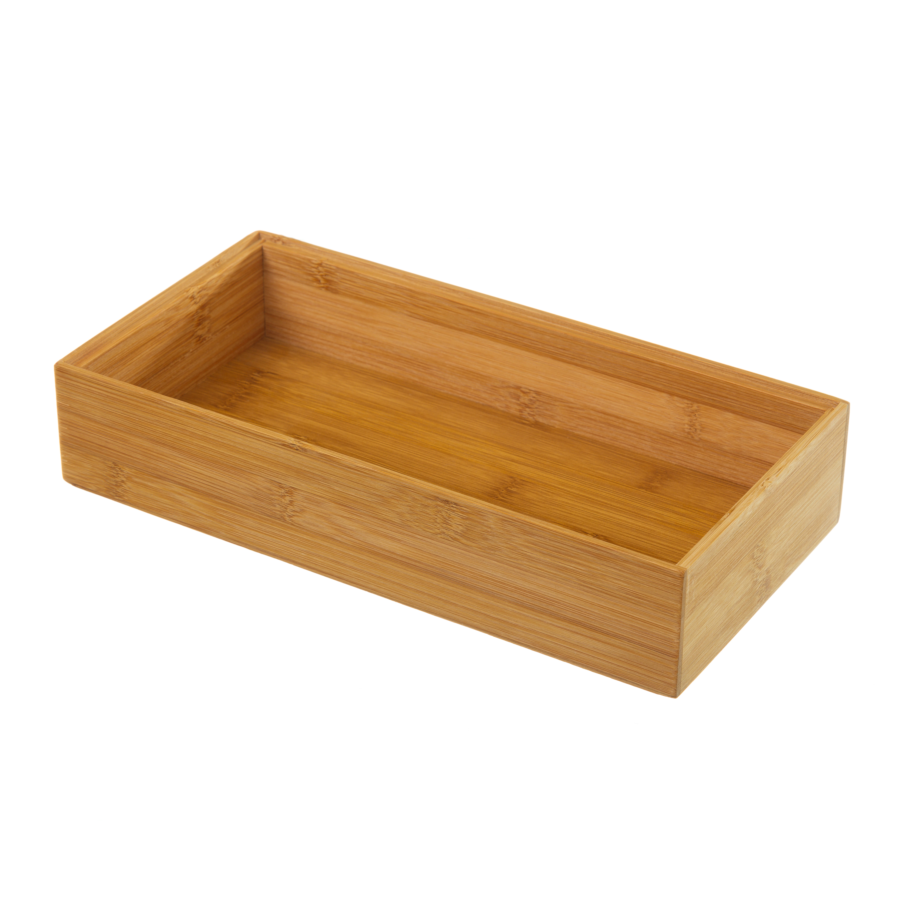 ORGANIZADOR RECTANGULAR BAMBÚ 30 X 15 X 6,50 CM