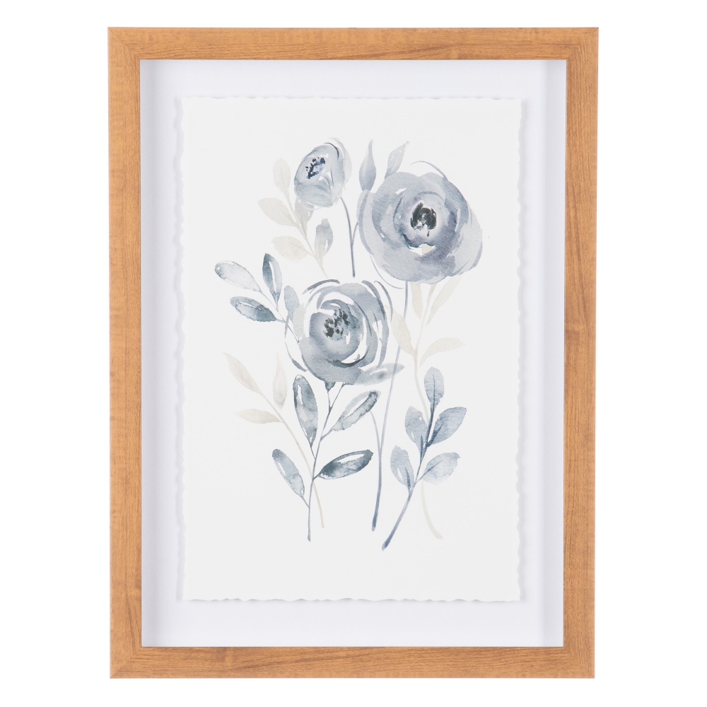 CUADRO IMPRESIÃ Â N FLORES PS/CRISTAL 30 X 2,50 X 